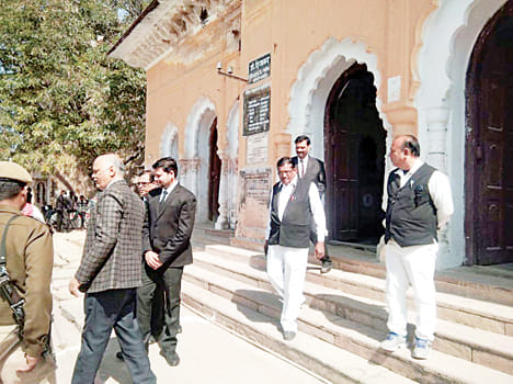 District Judge of junior division court inspected