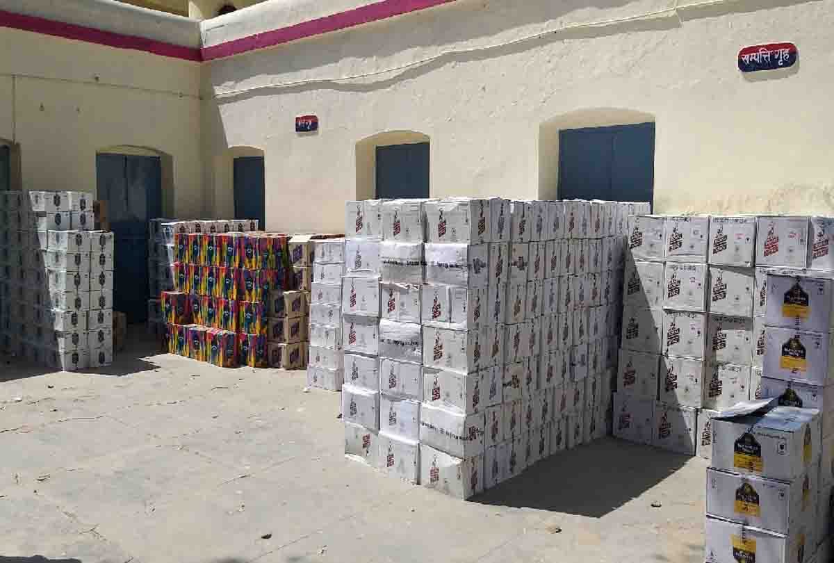 Huge Consignment of Alcohol caught in haridwar delivered from haryana