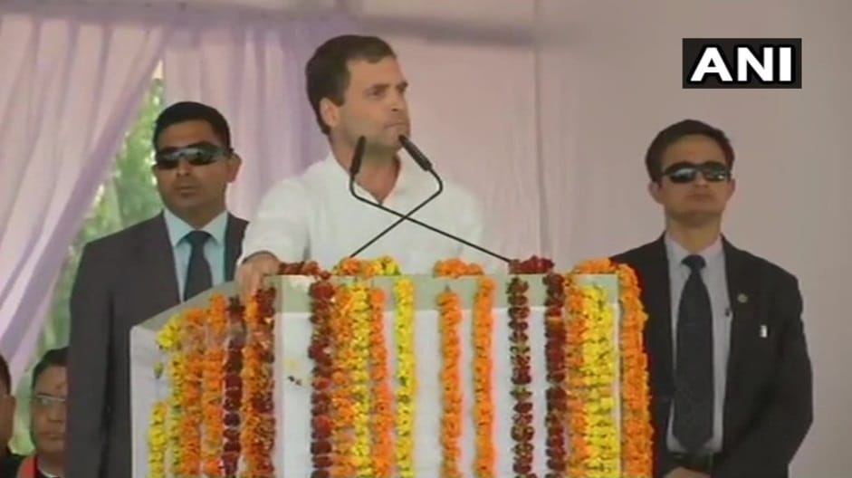 Rahul Gandhi called narendra modi name 27 time in 36 minute