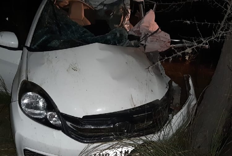 Road accident in Jind 3 killed and 4 injured