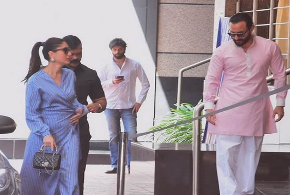 Kareena Kapoor looks stunning at son Taimur annual day her blue wrap dress is worth just Rs 1499