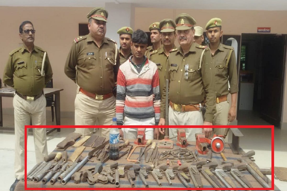 Baghpat police busted factory to illegal arms in Uttar Pradesh