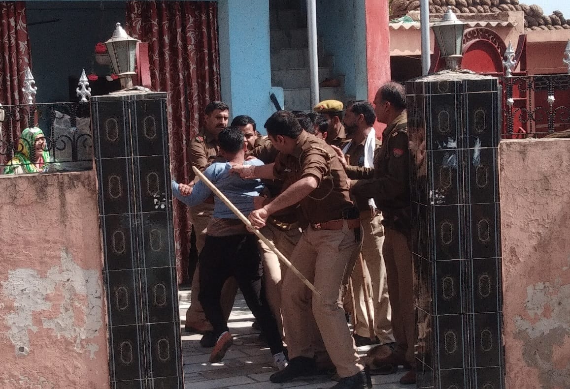 Police attack in Bhokherhari of Muzaffarnagar
