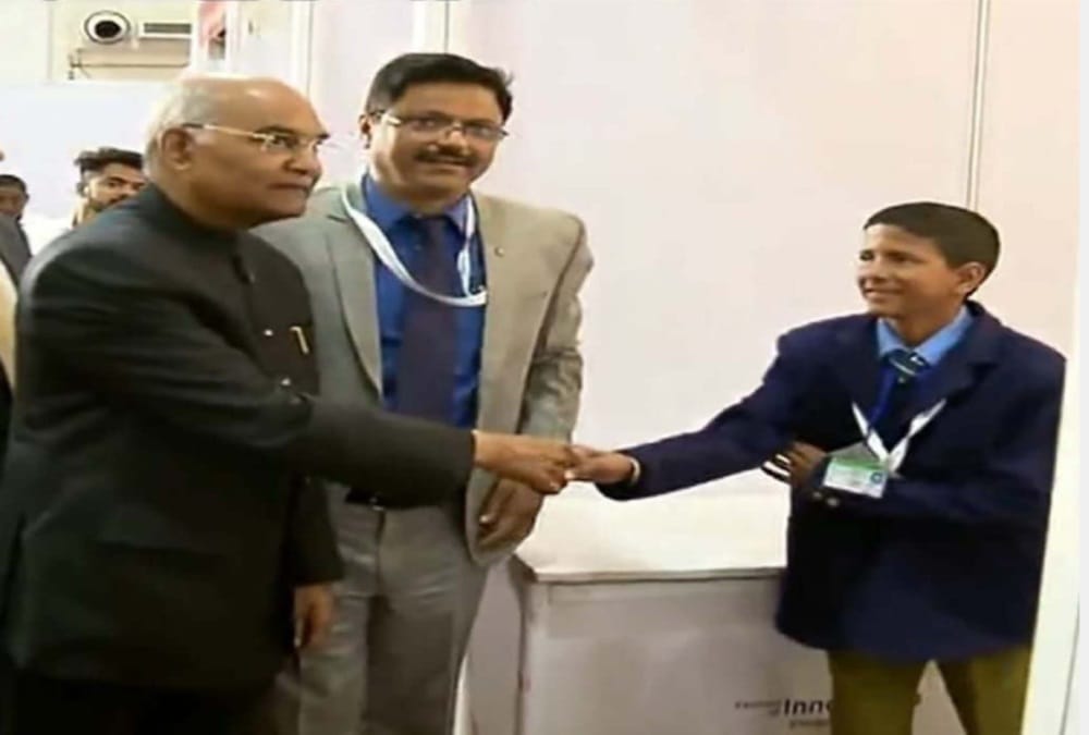 Child Scientist Neeraj Kumar Got award from president ramnath kovind