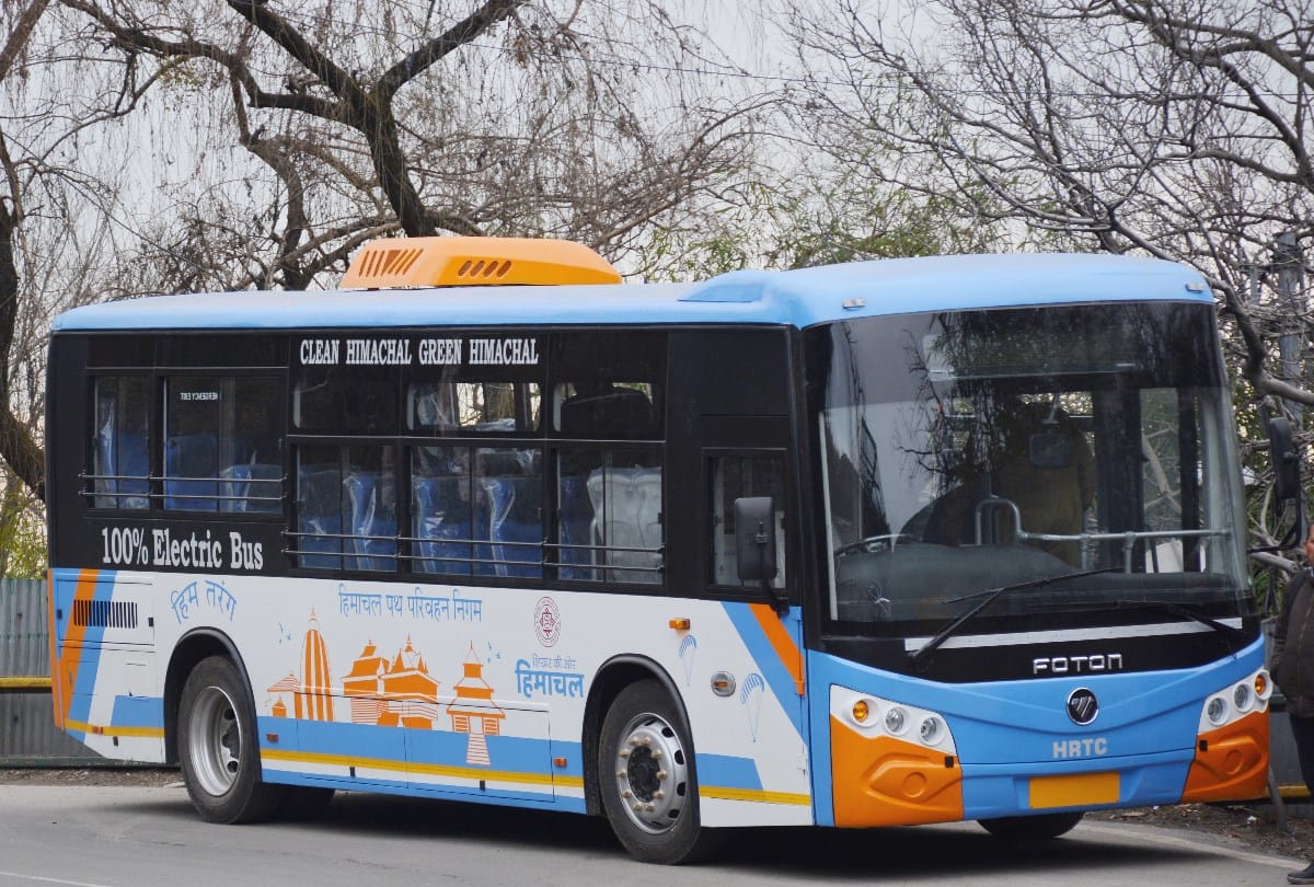 HRTC Electric Bus fare 600 rupee for rohtang pass and Atal Tunnel rohtang
