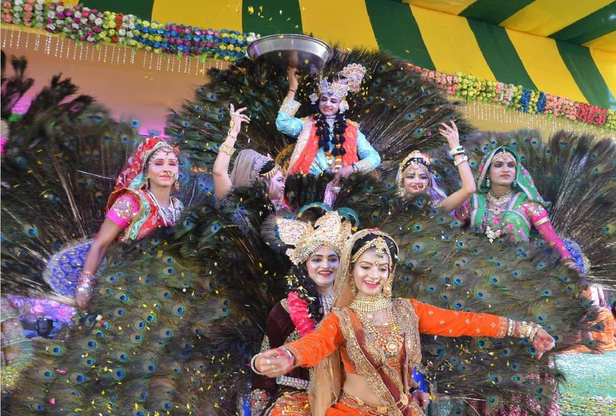 holi celebrations in shri krishna janmabhoomi mathura