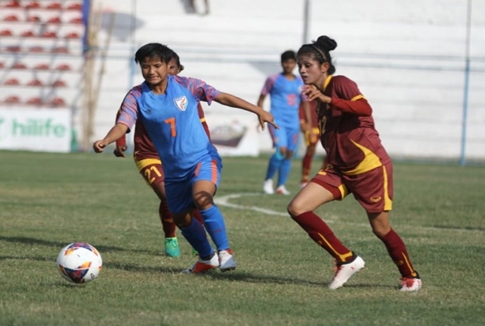 India women team storm into SAFF semis with 5-0 win over Sri Lanka