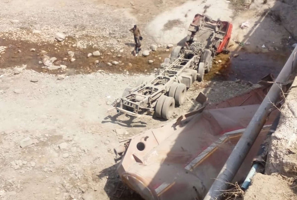 Truck accident one died in sirmour himachal pradesh