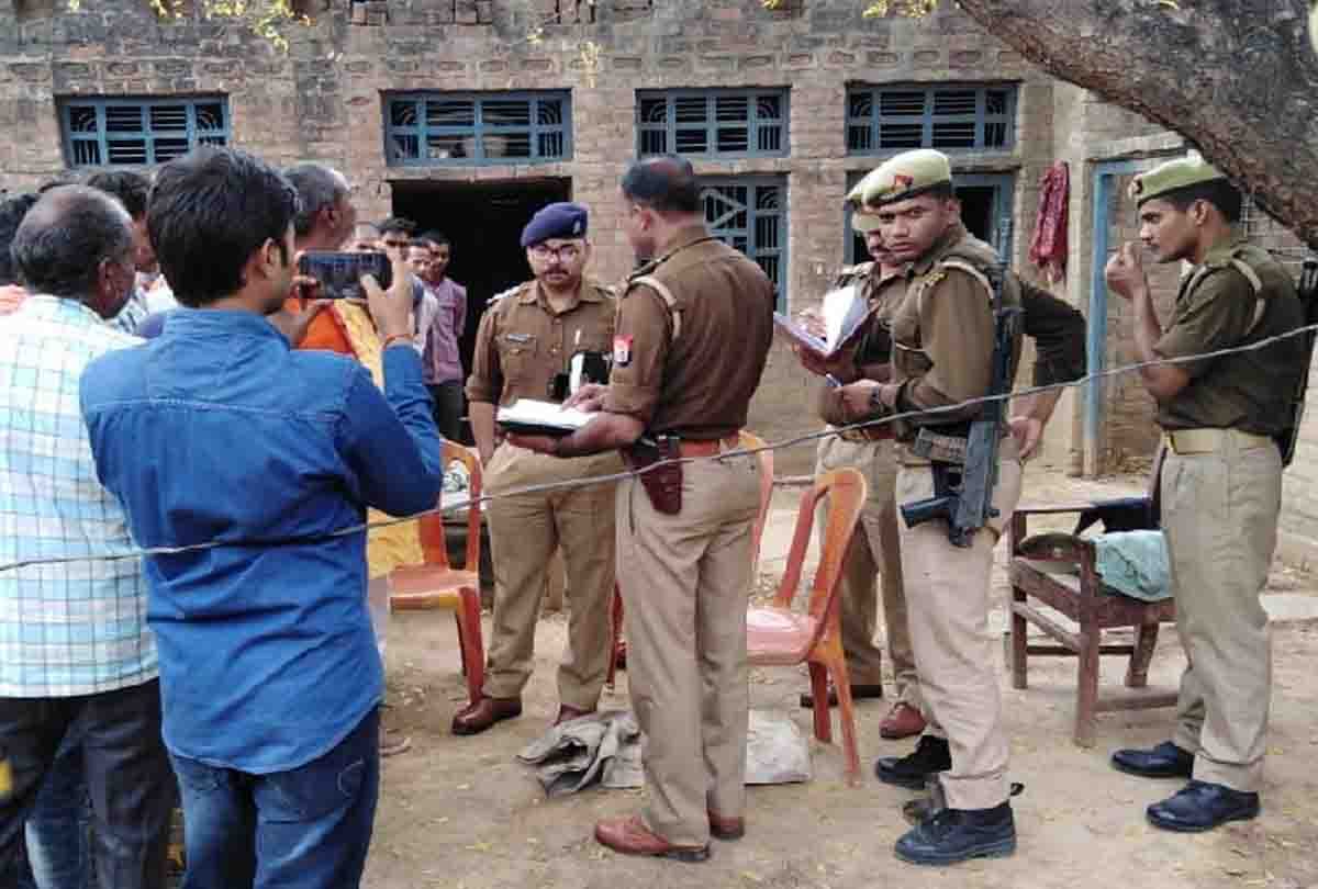 husband killed wife brutally in front of son