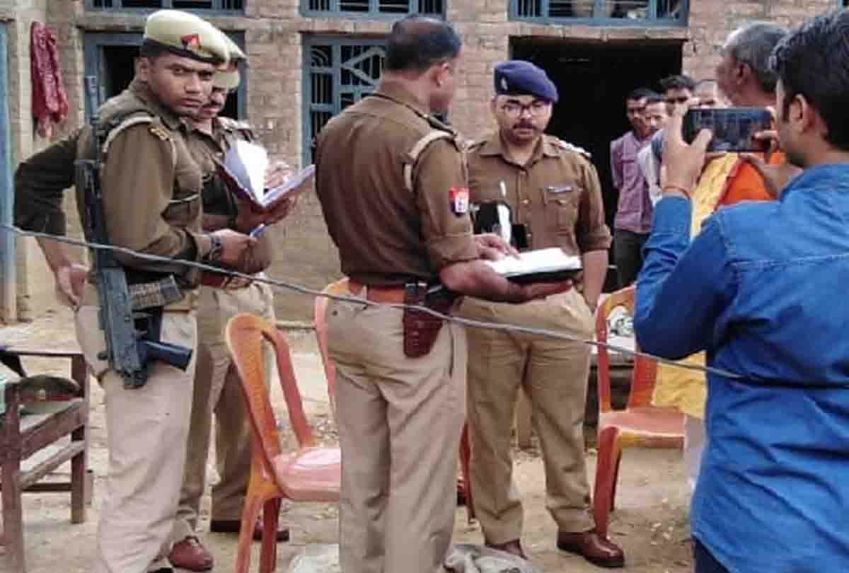 husband killed wife brutally in front of son