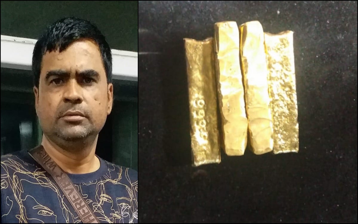 One man caught with 500 gram gold at varanasi airport