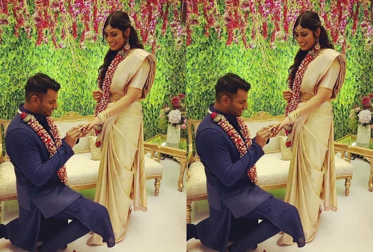 Tamil actor Vishal gets engaged to his girlfriend Anisha