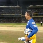 प्रैक्टिस मैच के दौरान एमएस धोनी