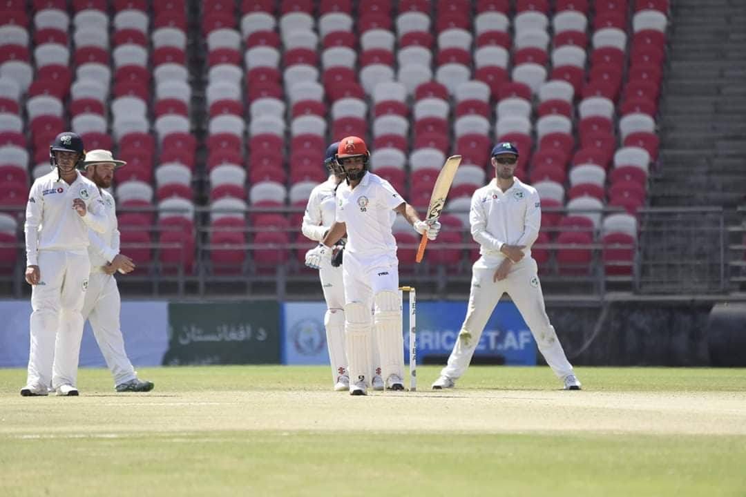 AFG vs IRE test match in dehradun Afghanistan wins