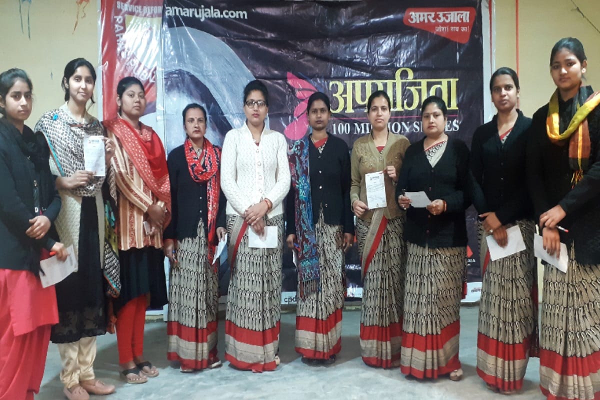 Aparajita 100 Million Smiles:girl student takes Taekwondo in bijnor