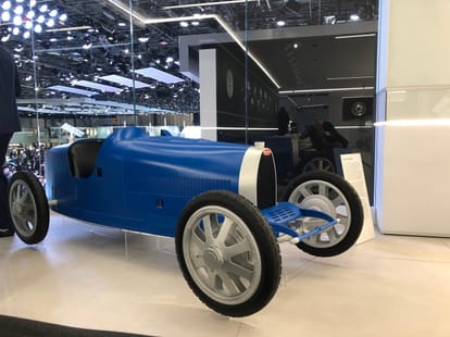 Buggati unveil the baby ride 2nd car,  here is the details
