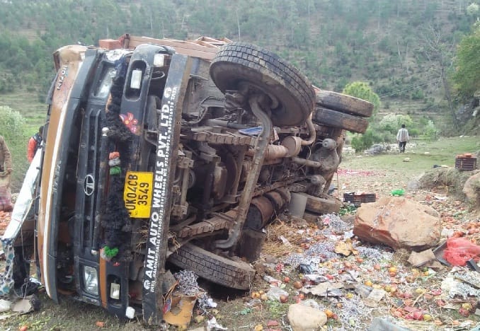 The driver seriously injured in the accident