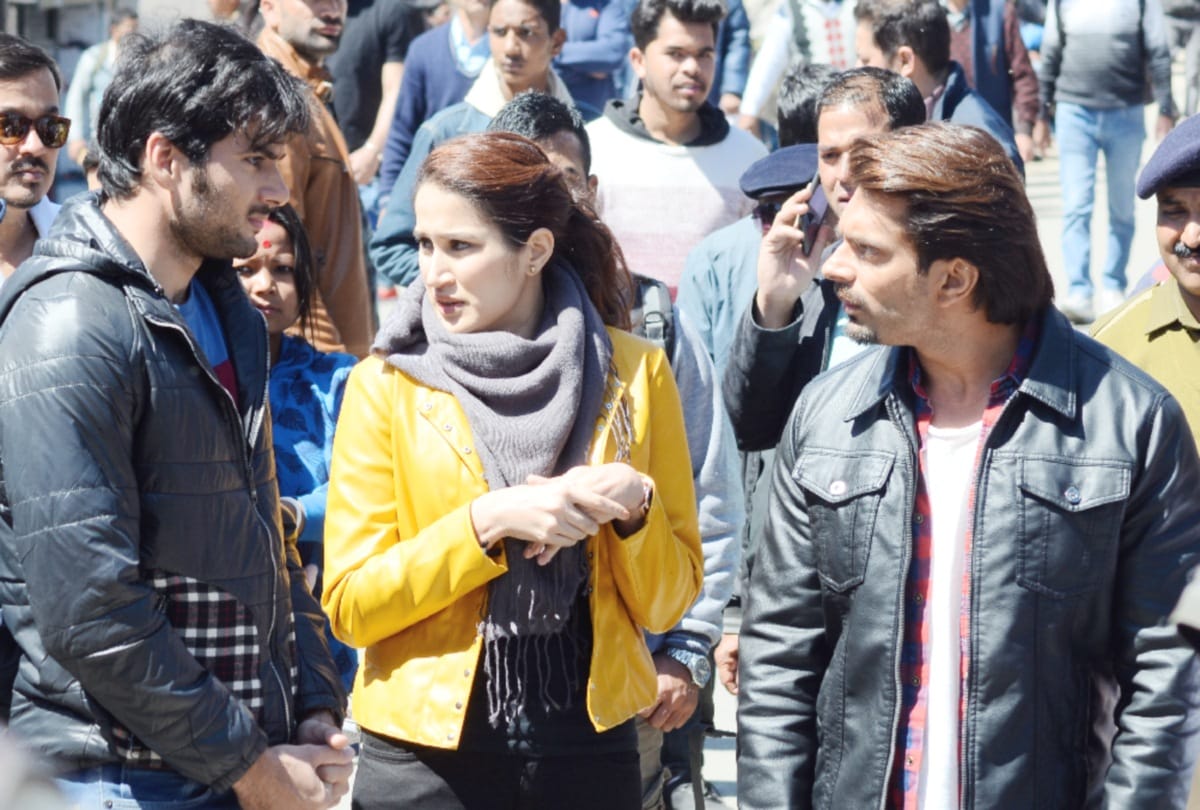 Scenes shot on Karan singh grover and Sagarika on the Ridge of Shimla