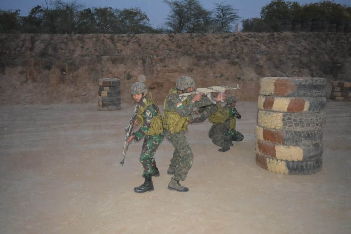 Indo-Indonesia Joint Training Exercise GARUDA SHAKTI In agra