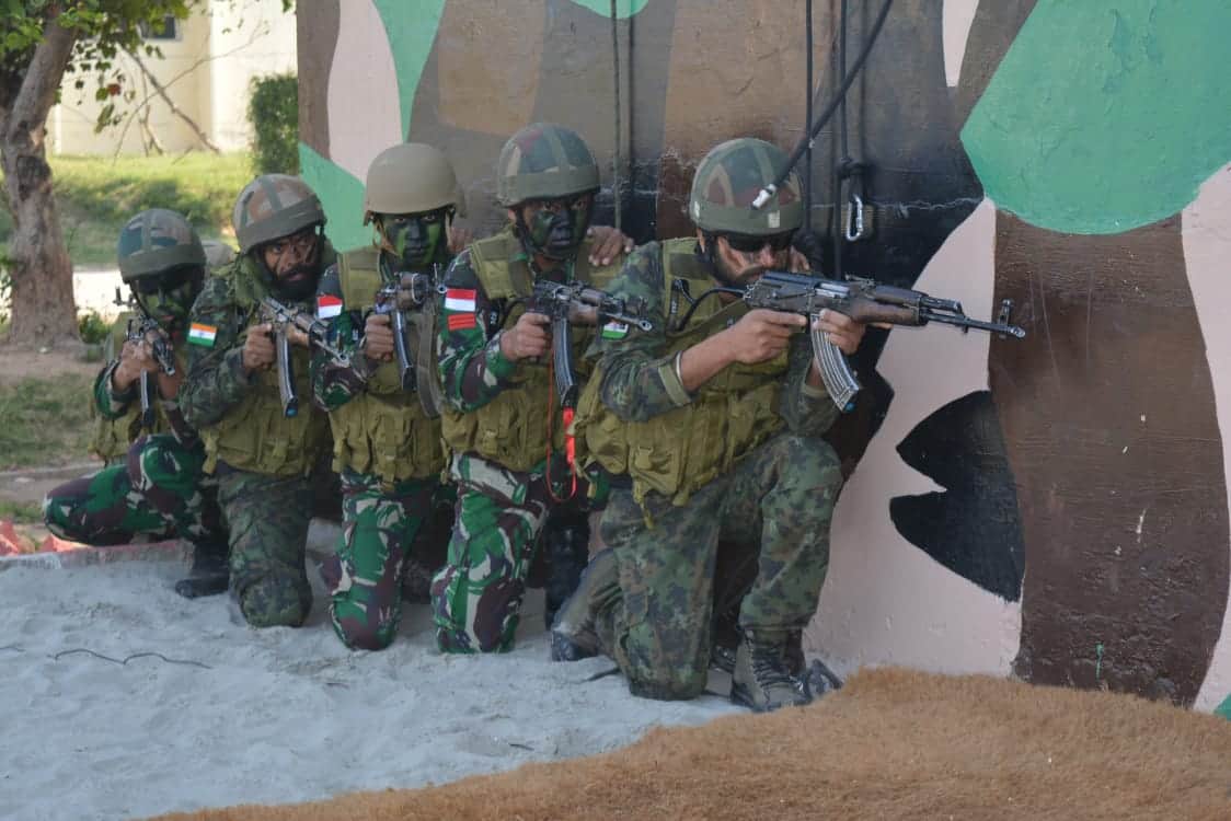 Indo-Indonesia Joint Training Exercise GARUDA SHAKTI In agra