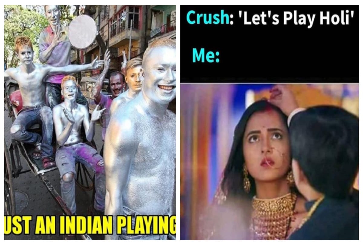 Happy holi 2019 Celebrations twitter is celebrating with jokes and hilarious memes viral 