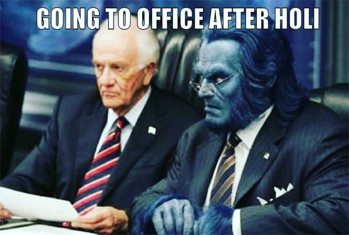 Happy holi 2019 Celebrations twitter is celebrating with jokes and hilarious memes viral 