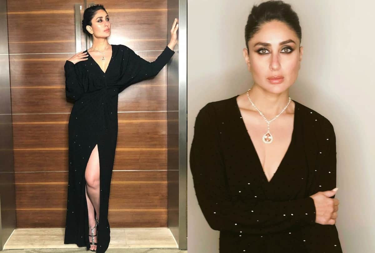 kareena kapoor stunning look in this black dress