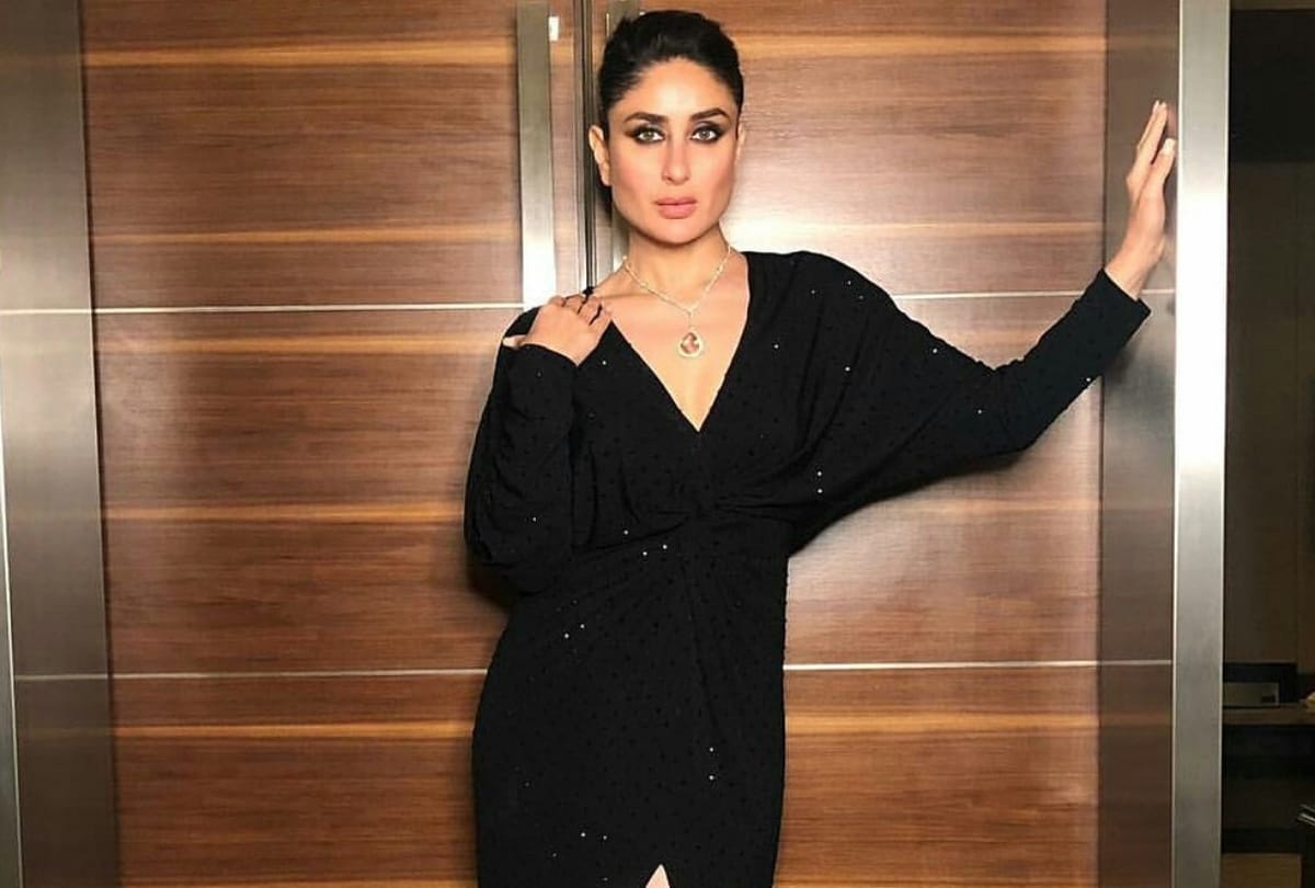 kareena kapoor stunning look in this black dress
