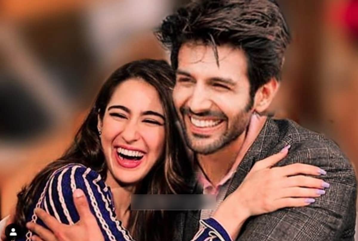 kartik aryan sara ali khan doing love aajkal 2 spot in delhi gurugram on bike