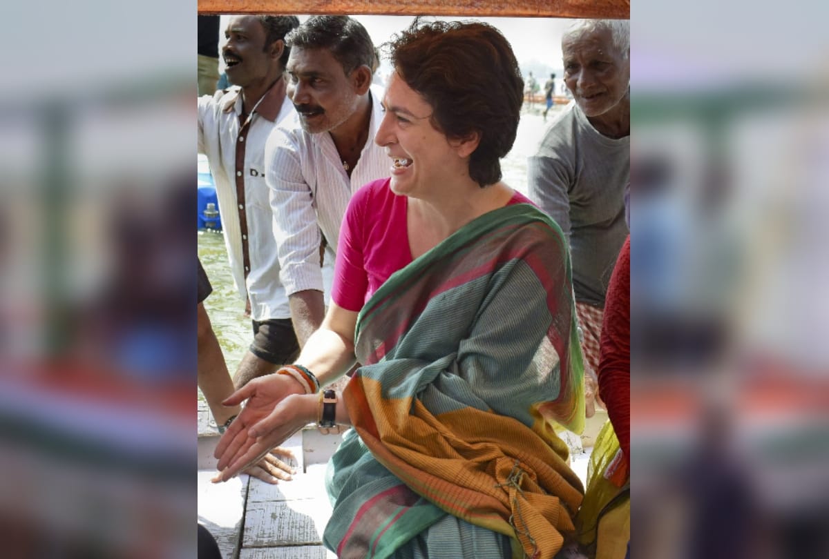 Lok Sabha Elections 2019 Priyanka Gandhi Boat yatra from prayagraj to varanasi in photos