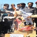 Terrorist Masood Azhar effigy and made in China product burnt in Solan himachal
