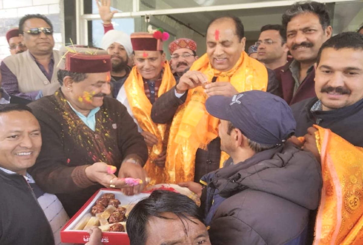 mp ramswaroop, khushal thakur and maheshwar singh met cm jairam in mandi