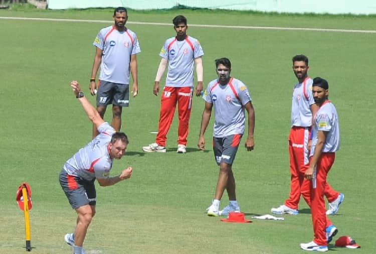 IPL 2019,  Preity Zinta team Kings XI Punjab Practice Session in PCA Stadium Mohali
