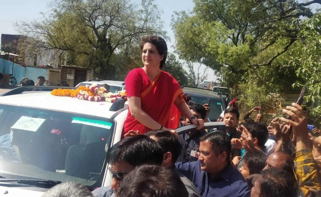 priyanka gandhi in kanpur for lok sabha election 2019