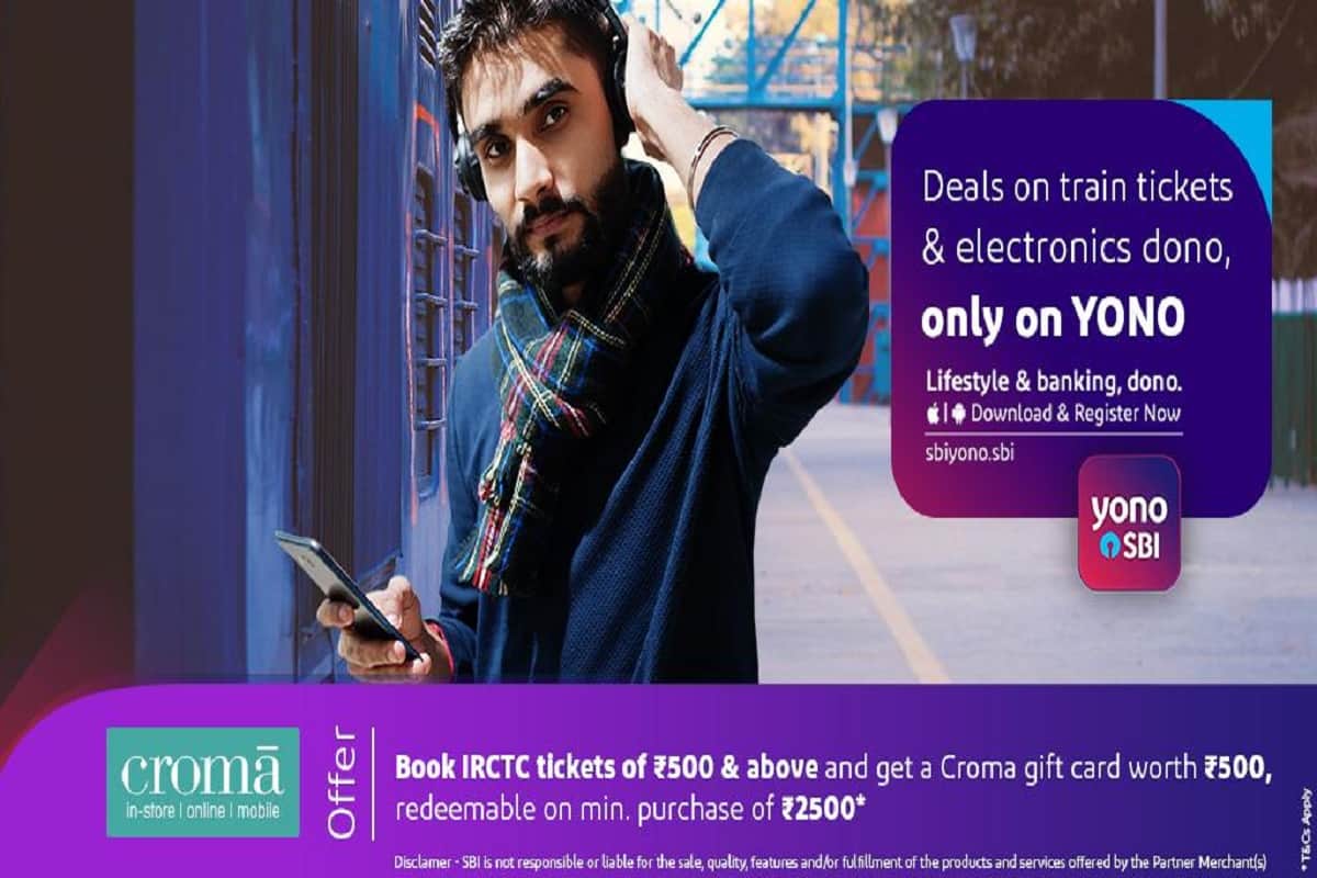 YONO SBI customer have an exclusive offer on IRCTC bookings