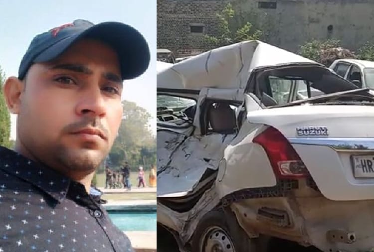 STF's havildar died in road accident in sonipat