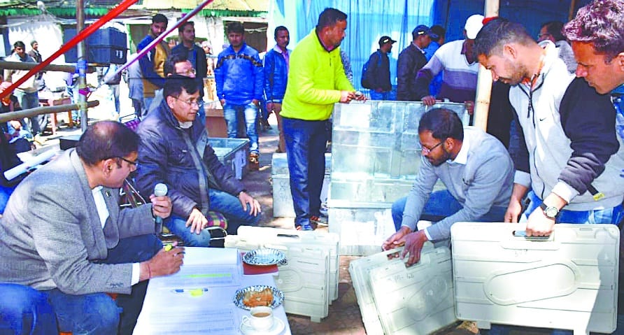 EVM and VVPAT machines allotted to assembly constituencies