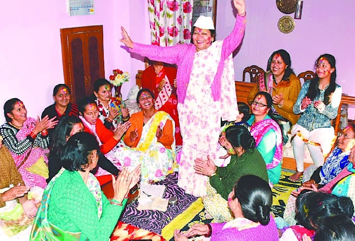 Holi in the city and rural areas