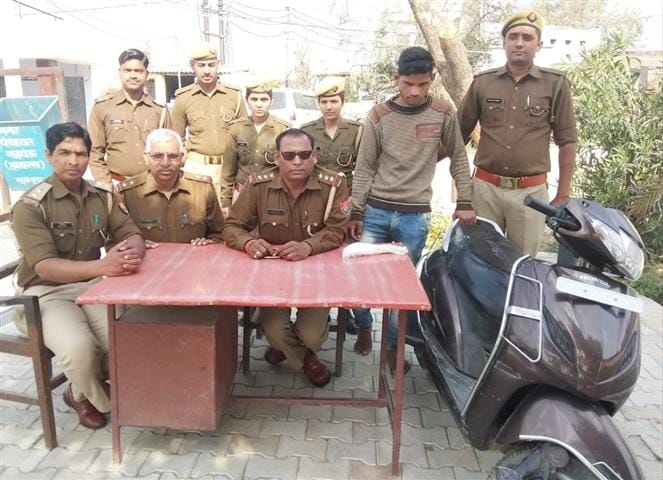 Accused arrested with stolen scooty