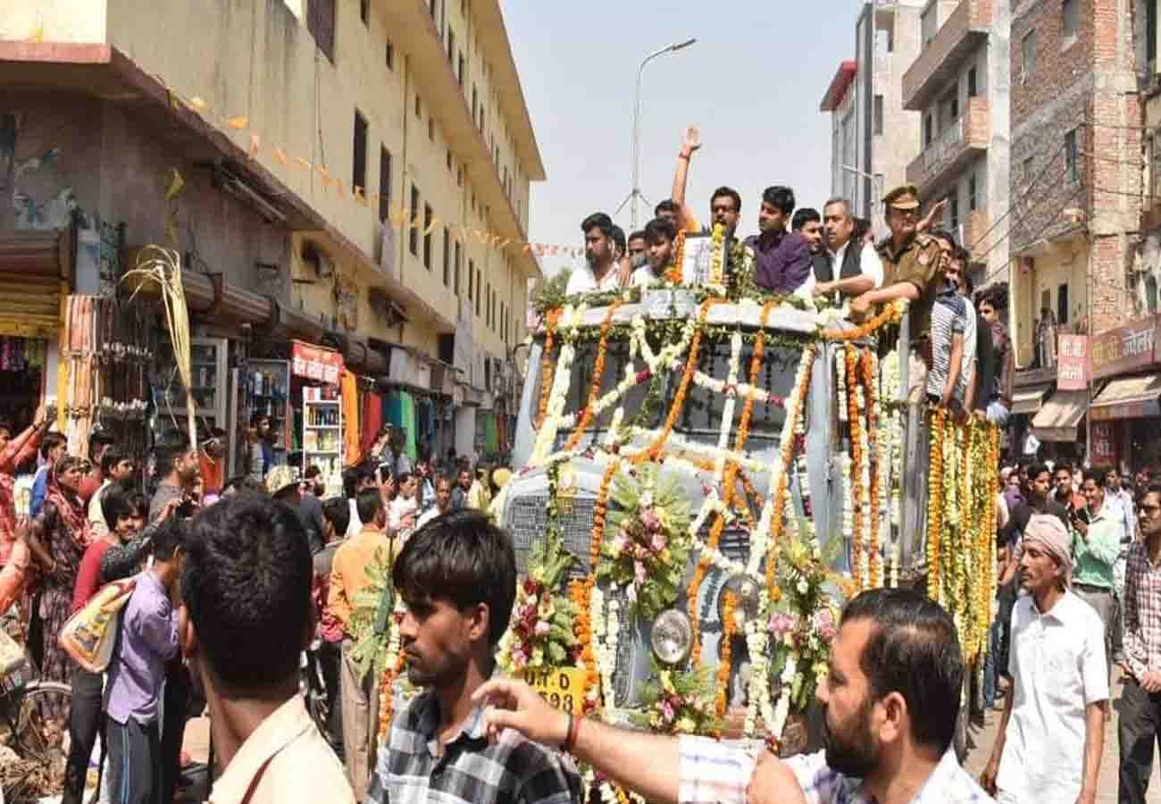 Funeral of martyr Shashikant Tiwari