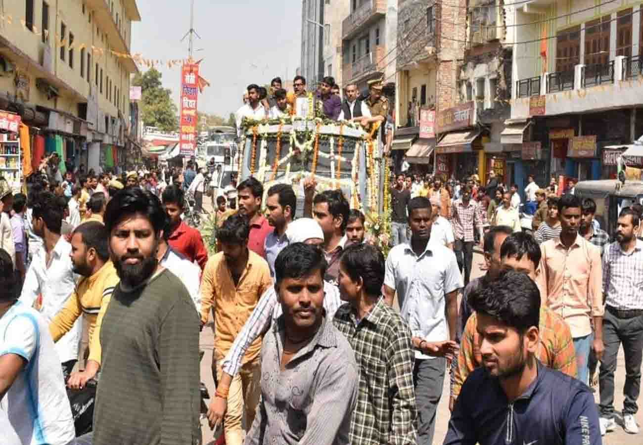 Funeral of martyr Shashikant Tiwari