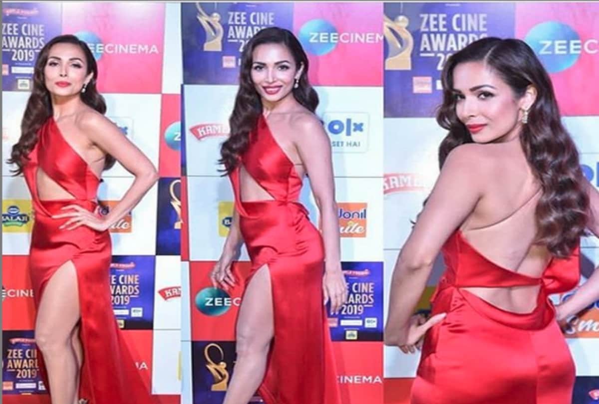 Zee Cine Awards 2019: Malaika Arora looks drop dead gorgeous in bold red dress