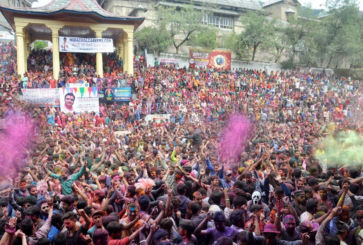Rajdewata Madhorai and Holi celebrations in Choti Kashi mandi Himachal Pradesh