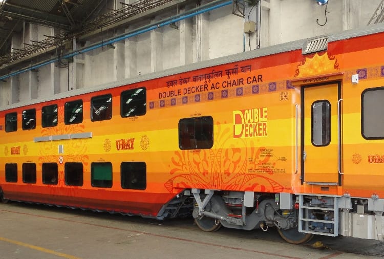 travel with luxury facility in indian railway's new uday train