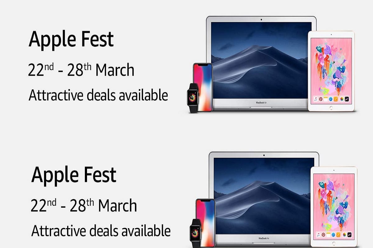 Amazon Apple Fest Sale: buy iPhone X, iPhone 6S, MacBook, and More with discount