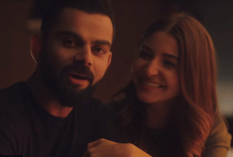 anushka sharma and virat kohli latest ad video watch here