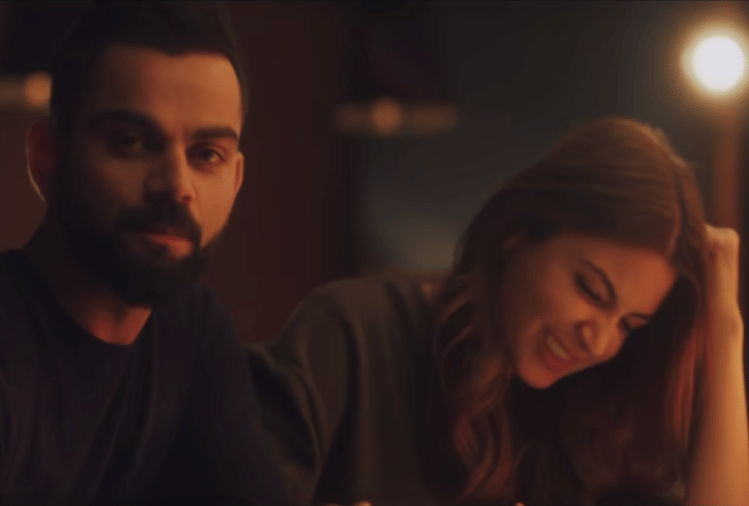 anushka sharma and virat kohli latest ad video watch here