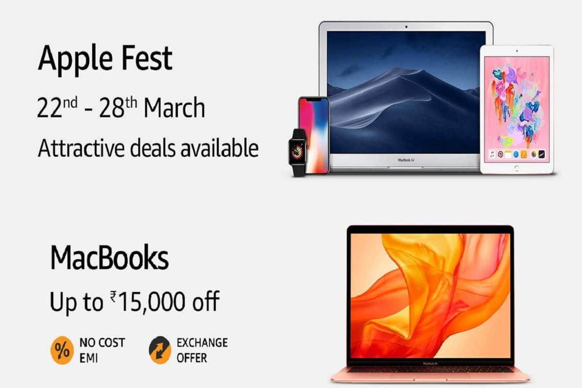 Amazon Apple Fest Sale: buy iPhone X, iPhone 6S, MacBook, and More with discount