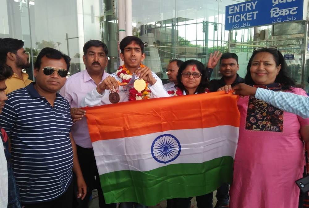 winners of special children Olympics in held at abu dhabi receives grand welcome in city