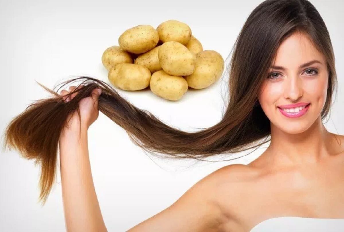 know how to colour hair naturally with potato peels